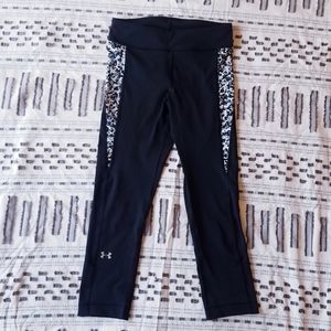 Under Armour heatgear black crop tight legging